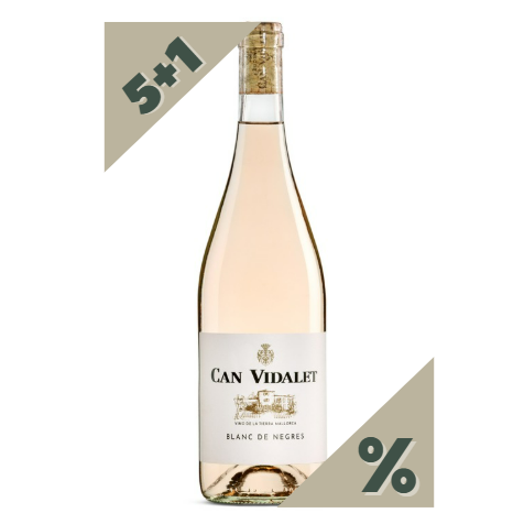 Botella de Blanc de negres 2025, Can Vidalet Mallorca, en Promoción exclusiva de 5+1